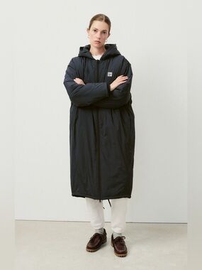 NEW American Vintage WOMEN'S PARKA ZOTCITY Lightweight Hooded Longline Jacket